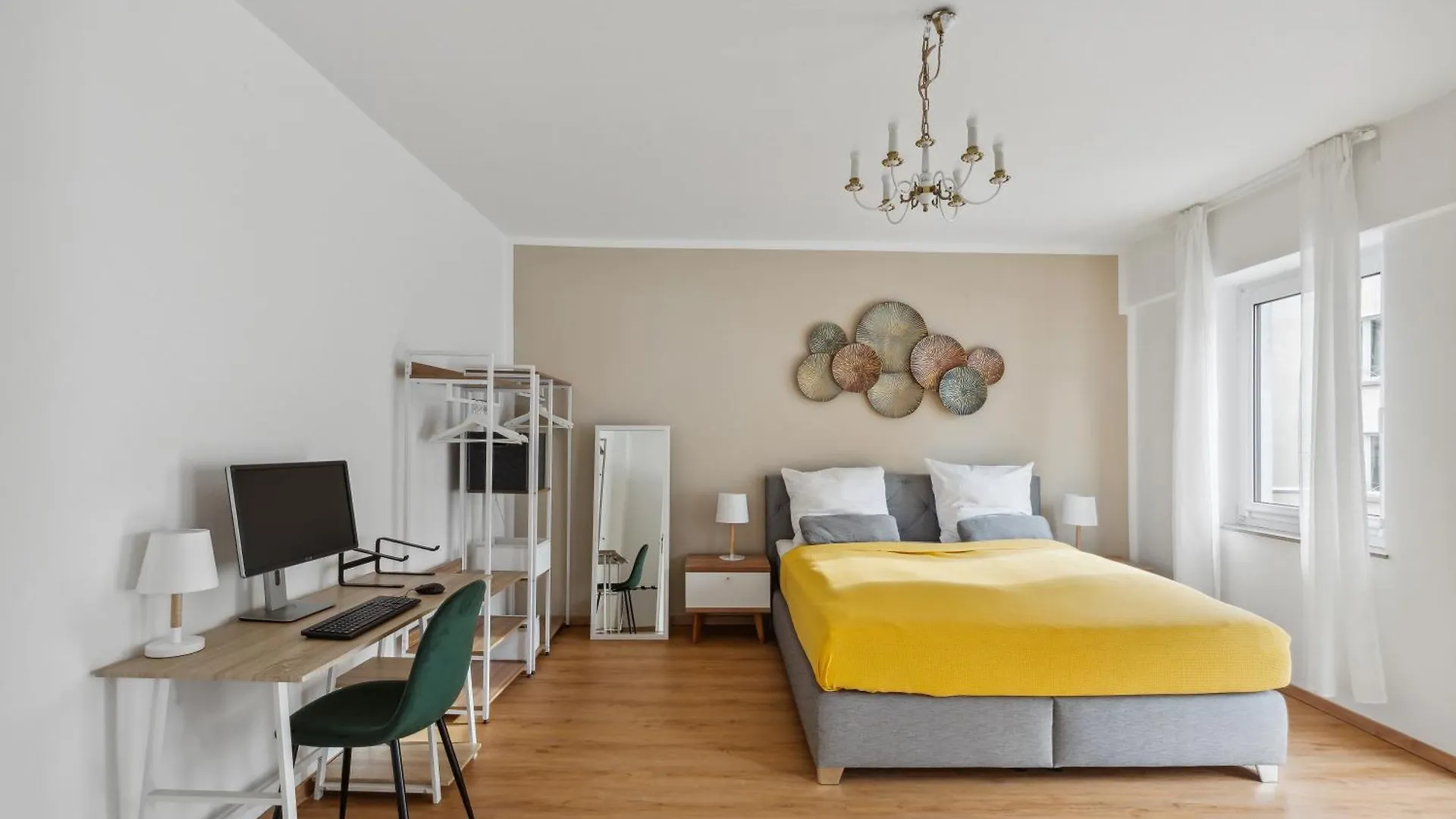 Nearcityapt, Parkplatz, 6Personen, Naehe Messe Франкфурт-на-Майне 0*,  Германия